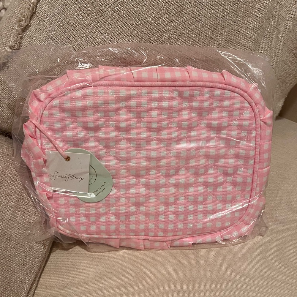 Sweet Honey Pink Gingham Bag